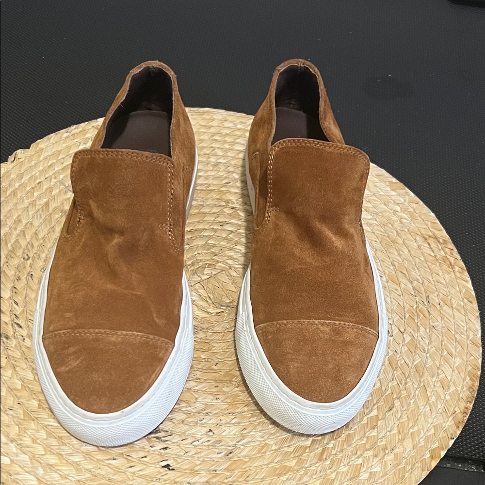 Men's Casual Suede Slip-On Loafers - Tan